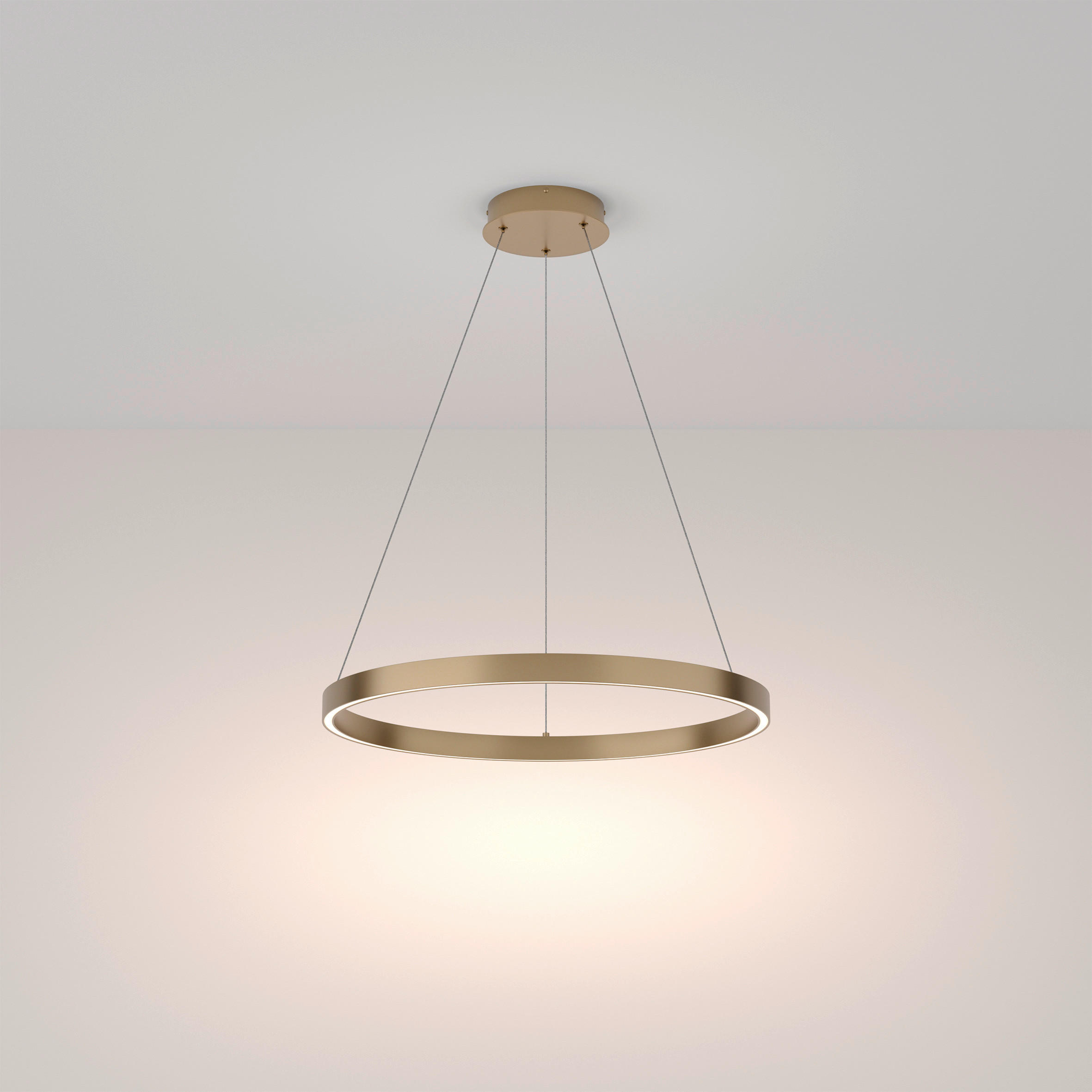 PENDELLEUCHTE 60/60/120 cm - Messingfarben, Trend, Metall (60/60/120cm) - MAYTONI