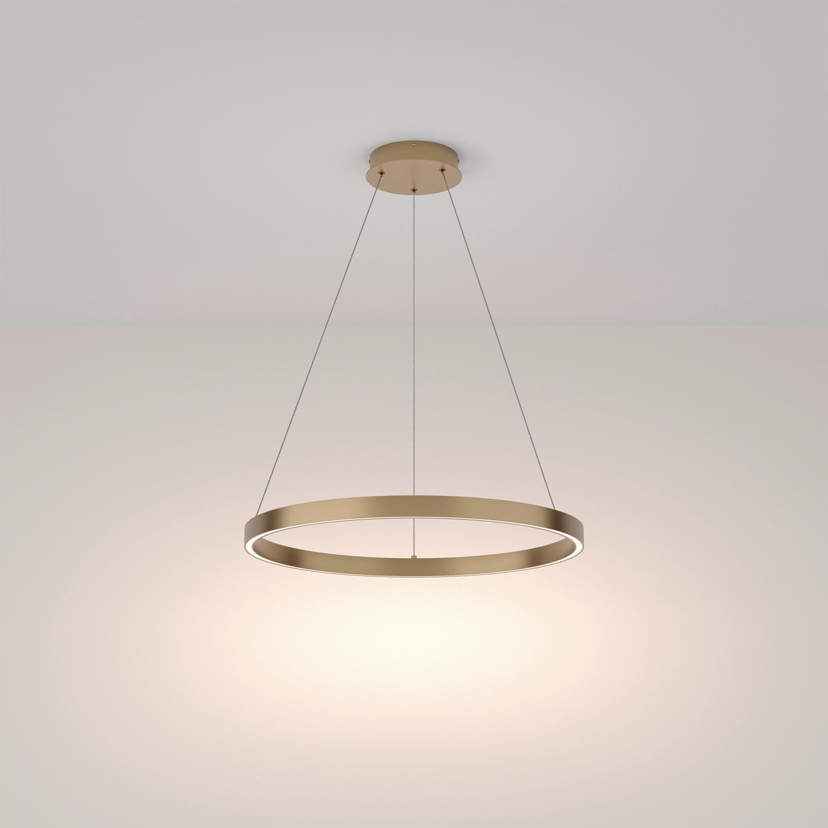 PENDELLEUCHTE 60/60/120 cm  - Messingfarben, Trend, Metall (60/60/120cm) - MAYTONI