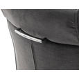 SCHWINGSTUHL  , Stoffauswahl, mit Griff  , Flachgewebe  ,  - Edelstahlfarben/Anthrazit, Design, Textil/Metall (49/99/63cm) - Novel