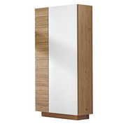 GARDEROBENSCHRANK 96/202/42,5 cm - Eichefarben, Design, Glas/Holz (96/202/42,5cm) - Voglauer