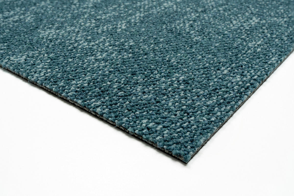 TEPPICHFLIESE 50/50 cm in Türkis  - Türkis, Basics, Textil (50/50cm)