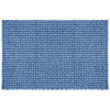 BADEMATTE Blau 60/90 cm  - Blau, Design, Kunststoff/Textil (60/90cm) - Esposa