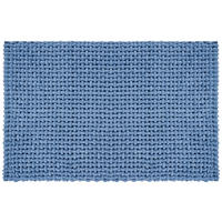 BADEMATTE Blau 60/90 cm  - Blau, Design, Kunststoff/Textil (60/90cm) - Esposa