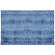 BADEMATTE Blau 60/90 cm  - Blau, Design, Kunststoff/Textil (60/90cm) - Esposa
