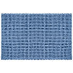 BADEMATTE Blau 60/90 cm  - Blau, Design, Kunststoff/Textil (60/90cm) - Esposa