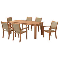 GARTENSET 5-teilig  - Naturfarben, MODERN, Holz/Kunststoff - Gardenson