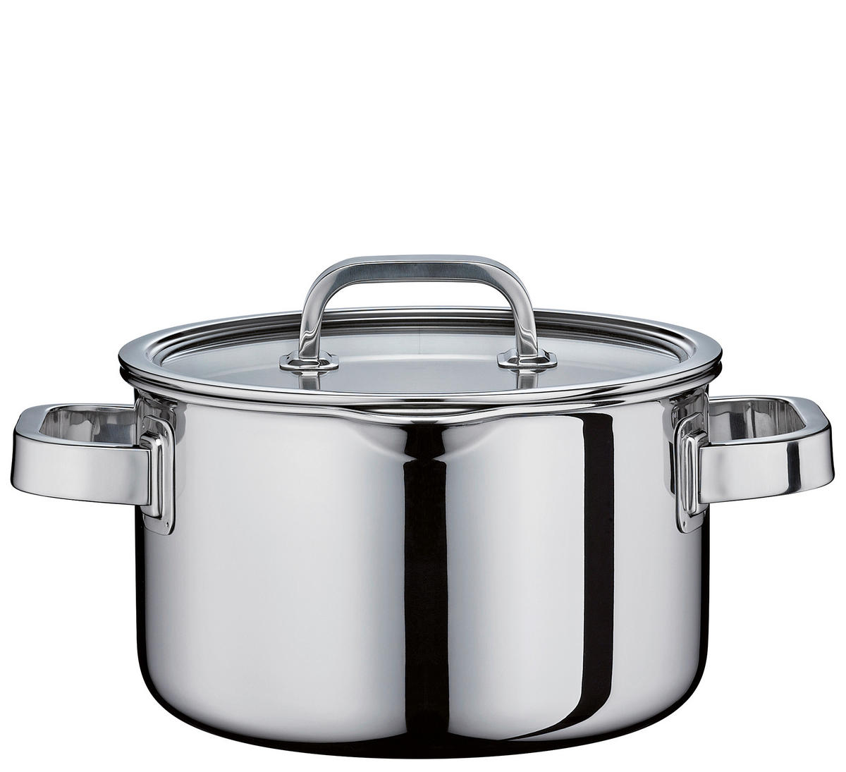 KOCHTOPF FINESSE2+ 3.7 L  - Transparent/Silberfarben, Basics, Glas/Kunststoff (20/12cm) - Spring