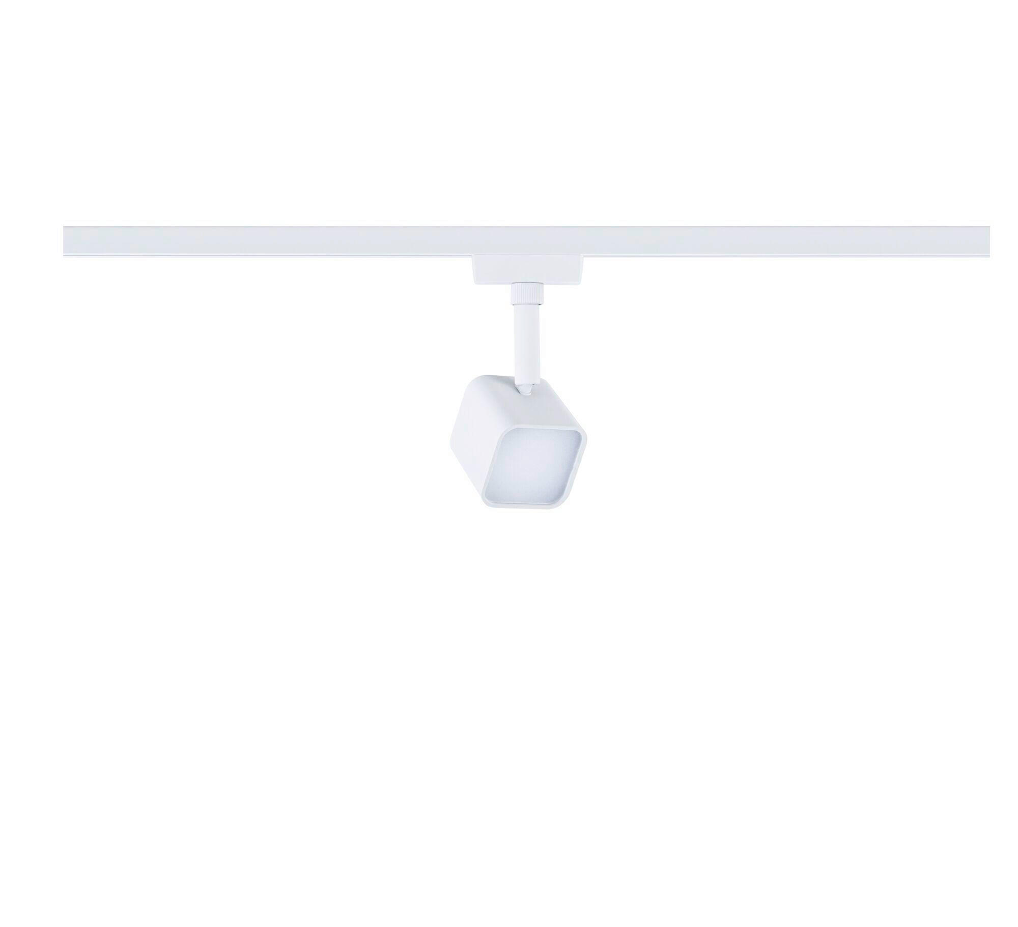 SCHIENENSYSTEM-STRAHLER Limba 5/5/14 cm  - Weiß, Basics, Kunststoff (5/5/14cm) - Paulmann