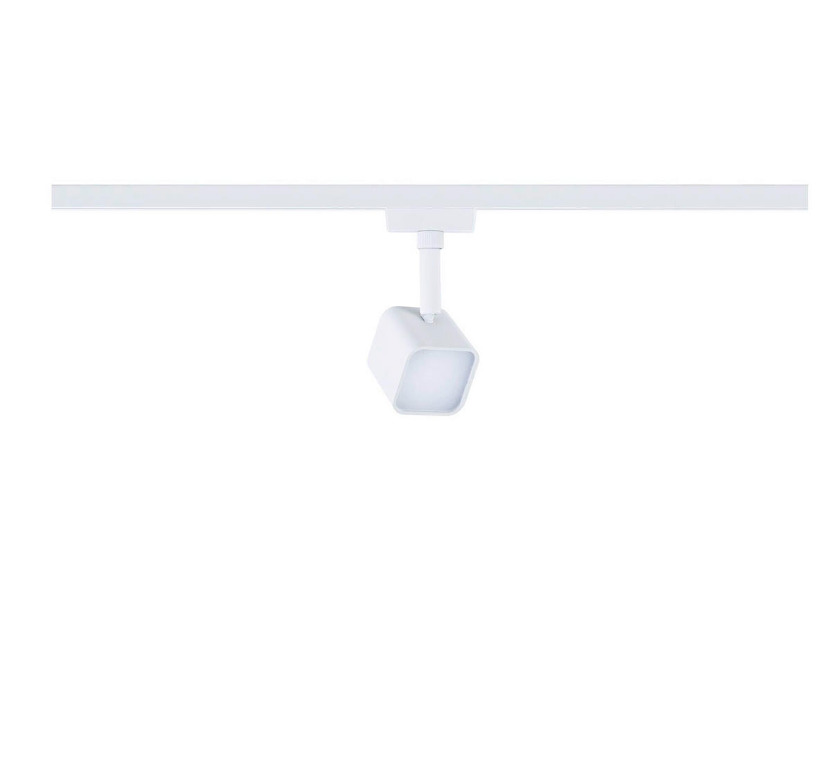 SCHIENENSYSTEM-STRAHLER Limba 5/5/14 cm  - Weiß, Basics, Kunststoff (5/5/14cm) - Paulmann