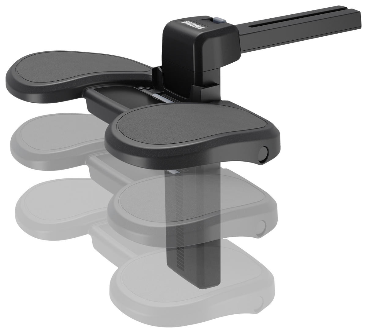 FUßSTÜTZE  - Schwarz, Basics, Kunststoff (38,1cm) - Thule