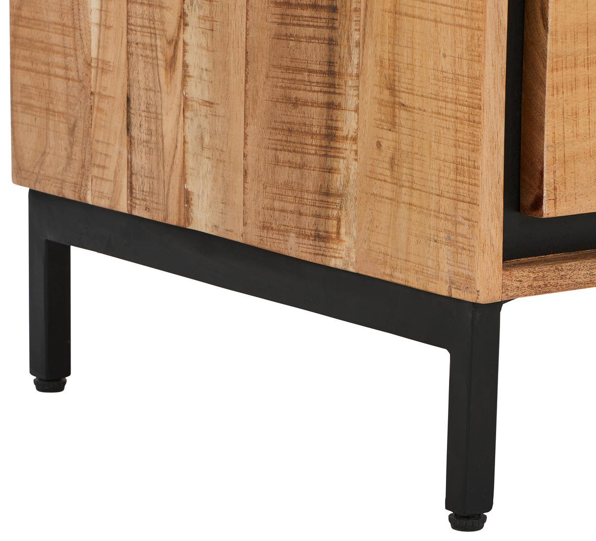 LOWBOARD  in 175/60/45 cm  - Schwarz/Akaziefarben, MODERN, Holz/Metall (175/60/45cm) - Livetastic