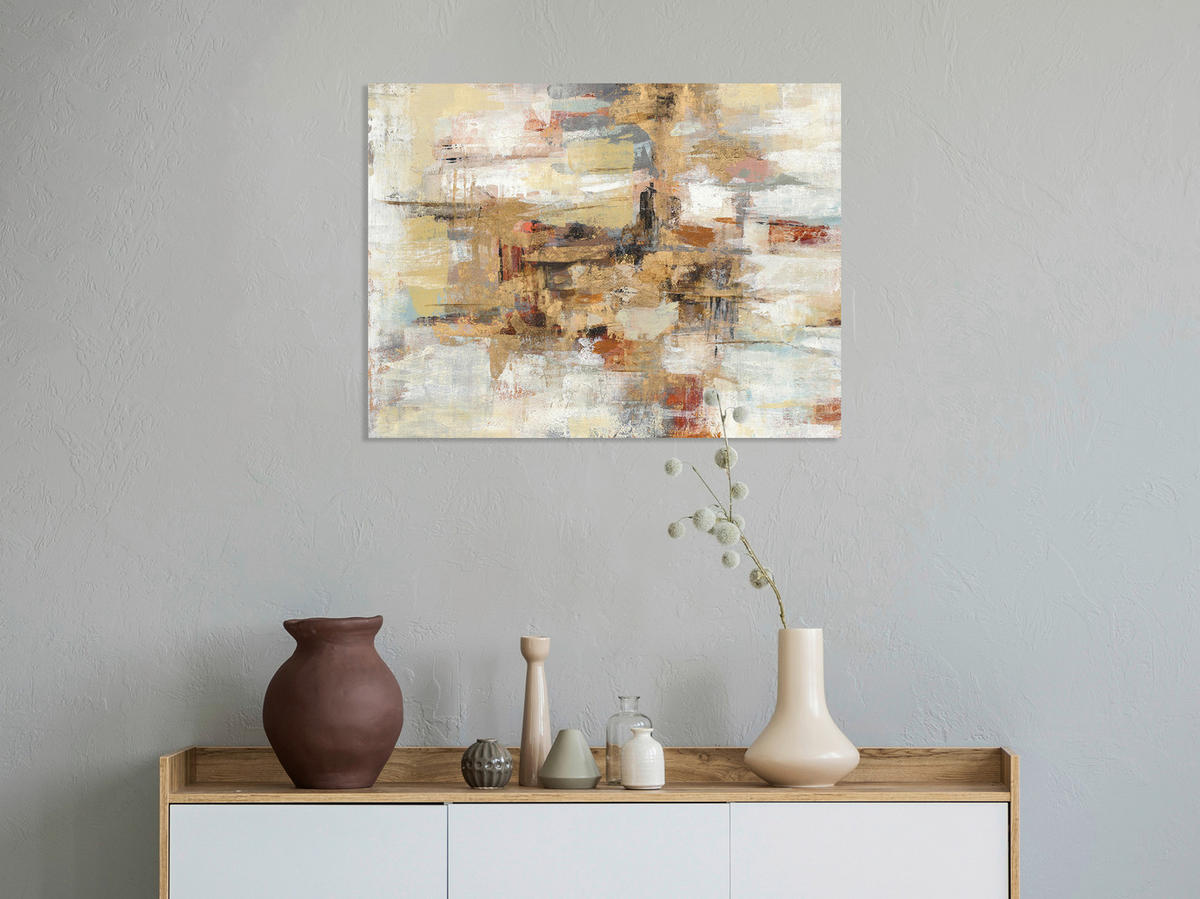 LEINWANDBILD Abstraktes 60/80 cm  - Multicolor, Basics, Holz/Papier (60/80cm) - Euroart