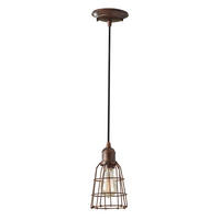 HÄNGELEUCHTE 13.2/30.3 cm    - Bronzefarben, Basics, Metall (13.2/30.3cm) - Elstead Lighting