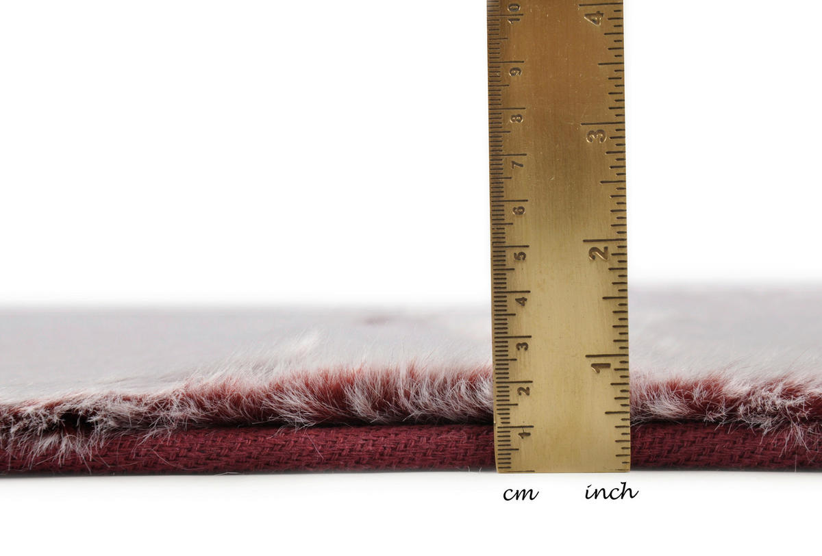 TEPPICH 90/160 cm Dunkelrot  - Dunkelrot, Basics, Textil (90/160cm) - Tom Tailor