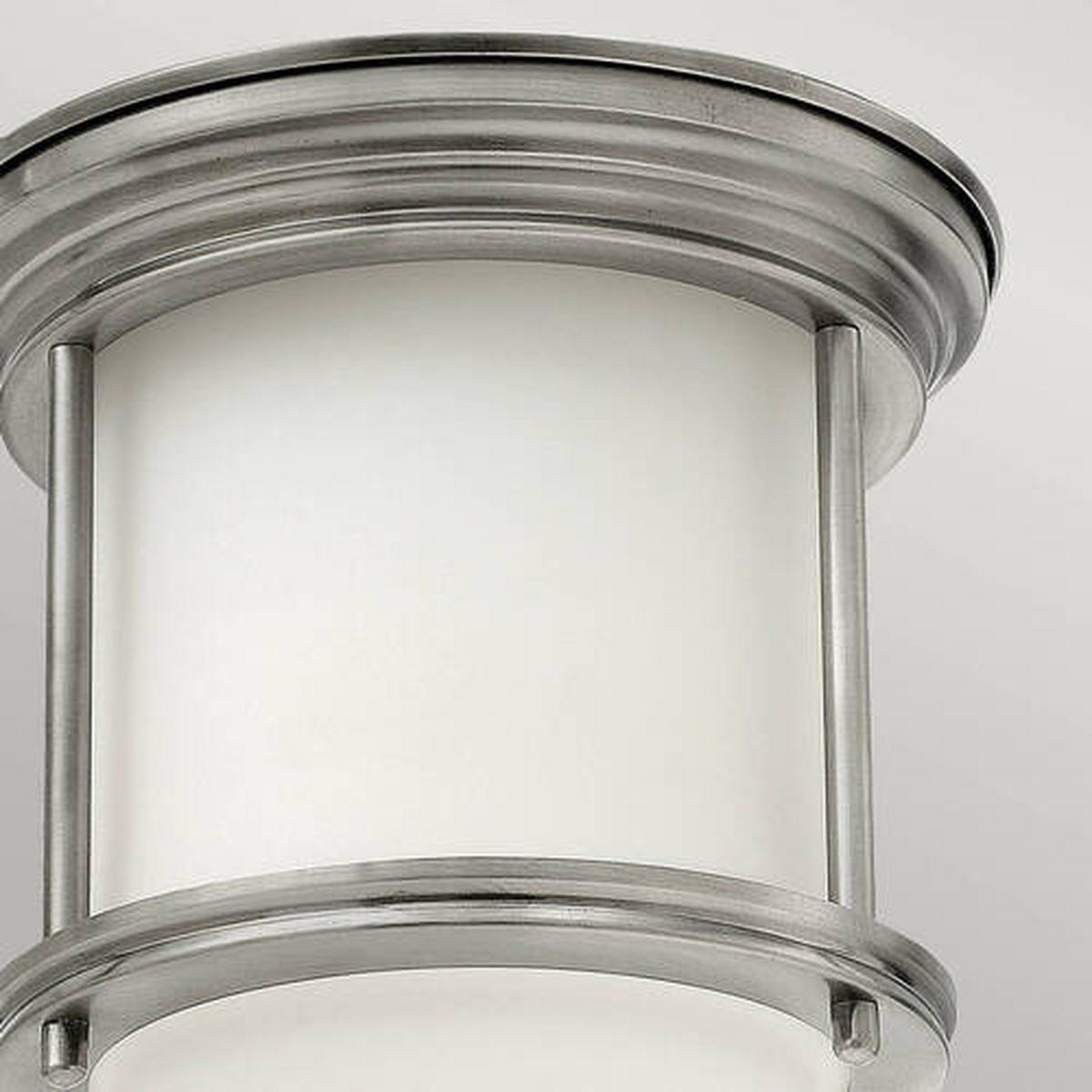 STROPNA SVETILKA Elstead Hadrian 19.6/18.5 cm   - barve niklja, Konvencionalno, kovina/steklo (19.6/18.5cm) - Elstead Lighting