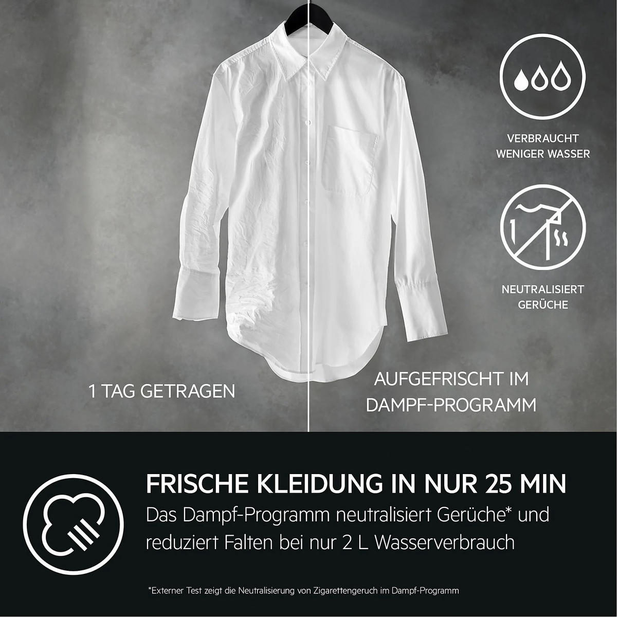 WASCHMASCHINE LR9W80600   - Schwarz/Weiß, Basics, Metall (59,6/84,7/57,7cm) - AEG