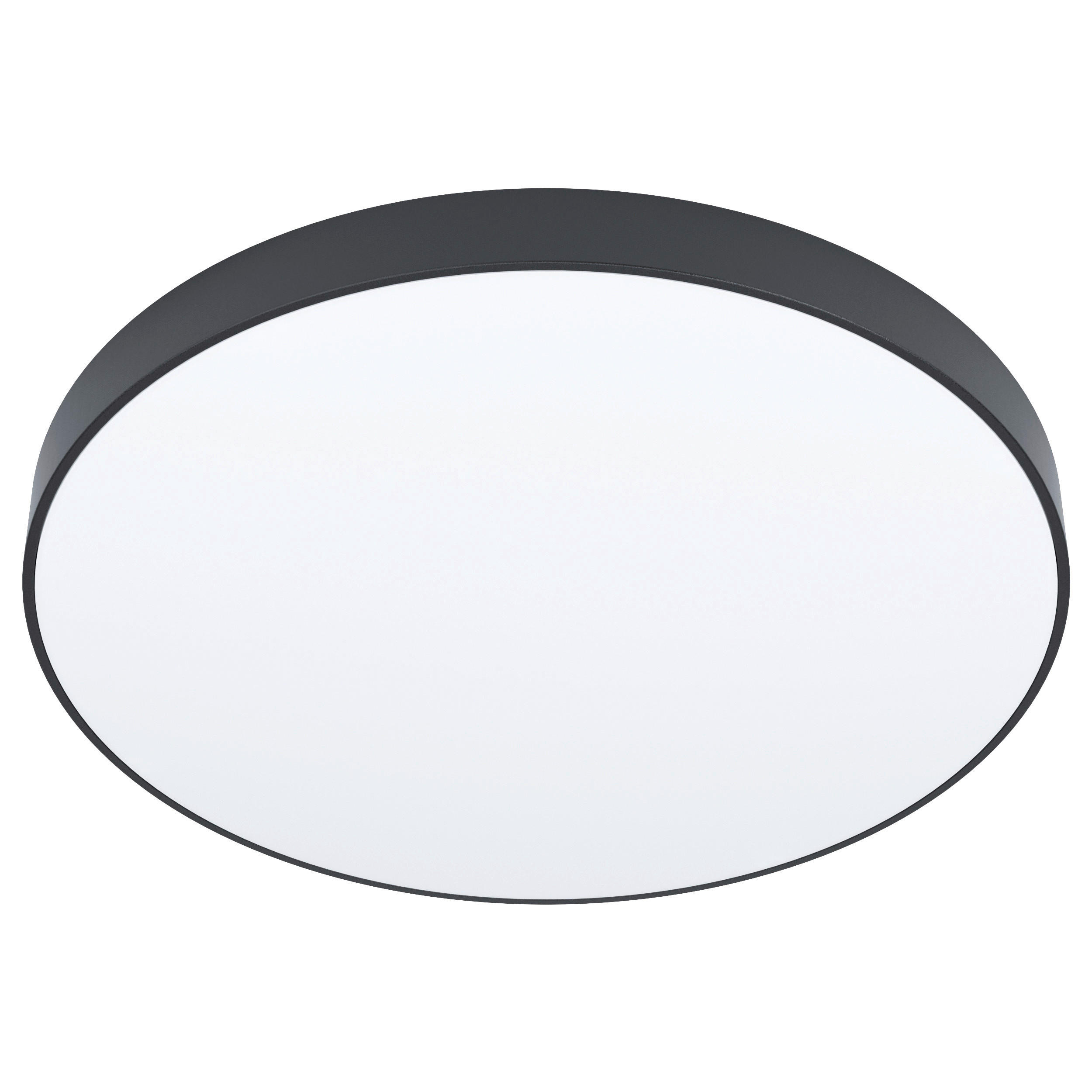 LED-DECKENLEUCHTE 45 cm  - Schwarz/Weiß, Basics, Kunststoff/Metall (45cm)
