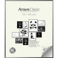 BILDERRAHMEN - Silberfarben, Basics, Papier/Holzwerkstoff (50/60/1,8cm)