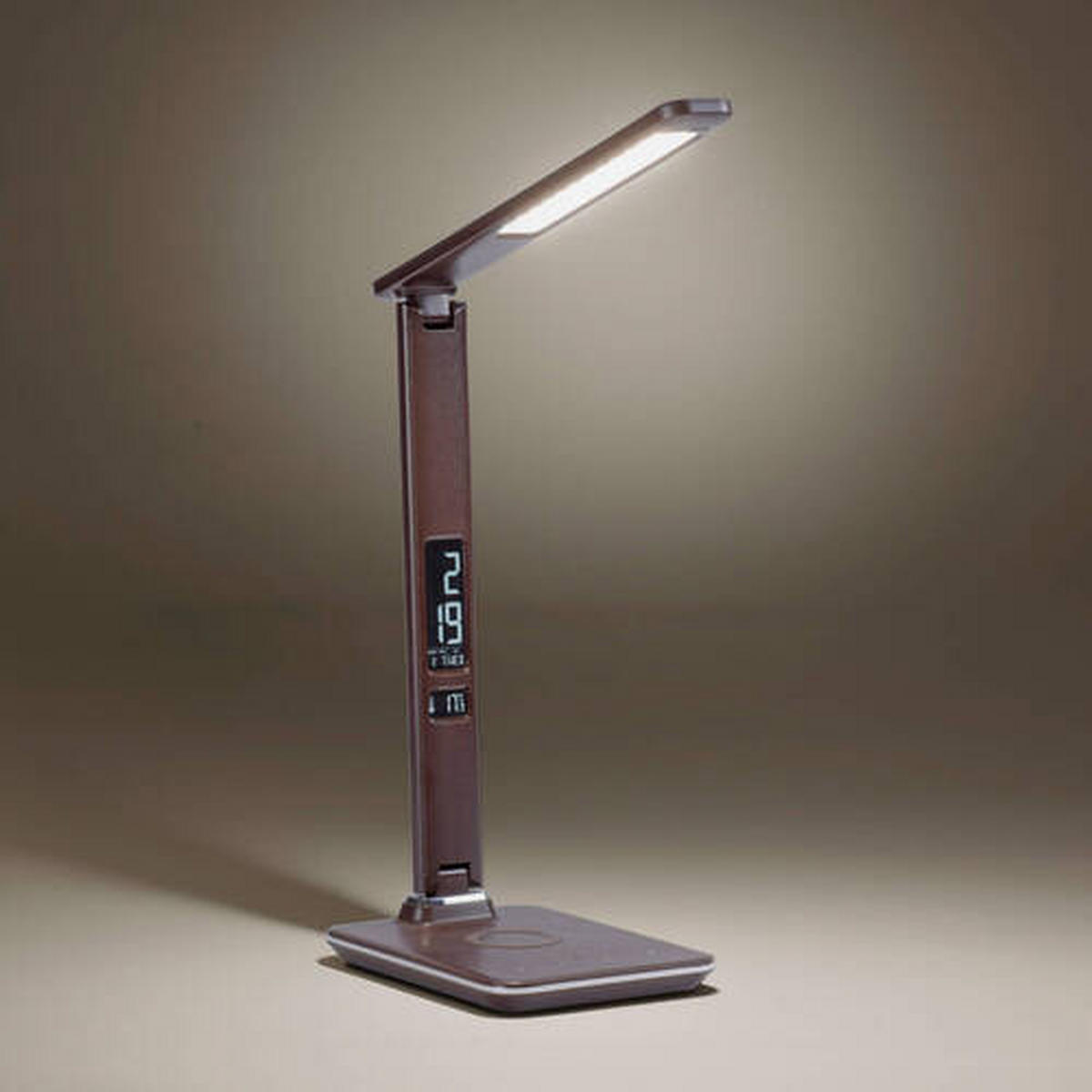 LED-TISCHLEUCHTE 31/14/60 cm   - Braun, Basics, Kunststoff/Metall (31/14/60cm) - Paul Neuhaus
