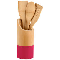 KÜCHENHELFERSET - Hellbraun/Beere, Basics, Holz (9/9/30cm) - Kesper