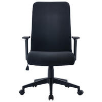 DREHSTUHL Webstoff Schwarz  - Schwarz, KONVENTIONELL, Kunststoff/Textil (62/102,5-112/57cm) - Carryhome