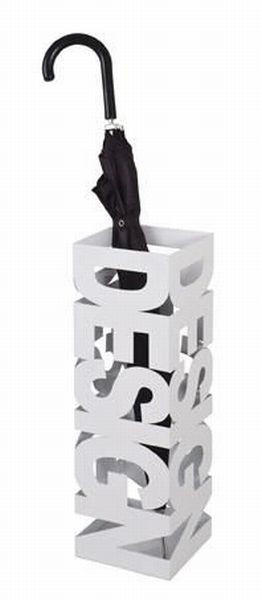 STOJALO ZA DEŽNIKE - bela, Basics, kovina (16/48/16cm) - Boxxx