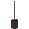 WC KEFE-SZETT fém  műanyag   - krómszínű/sötétbarna, Basics, műanyag/kő (10,3cm) - Kleine Wolke