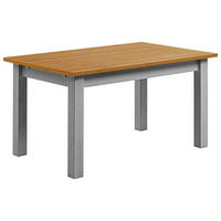 ESSTISCH in Holz 140/90/78 cm  - Laugenfarbig/Grau, ROMANTIK / LANDHAUS, Holz (140/90/78cm) - Boxxx