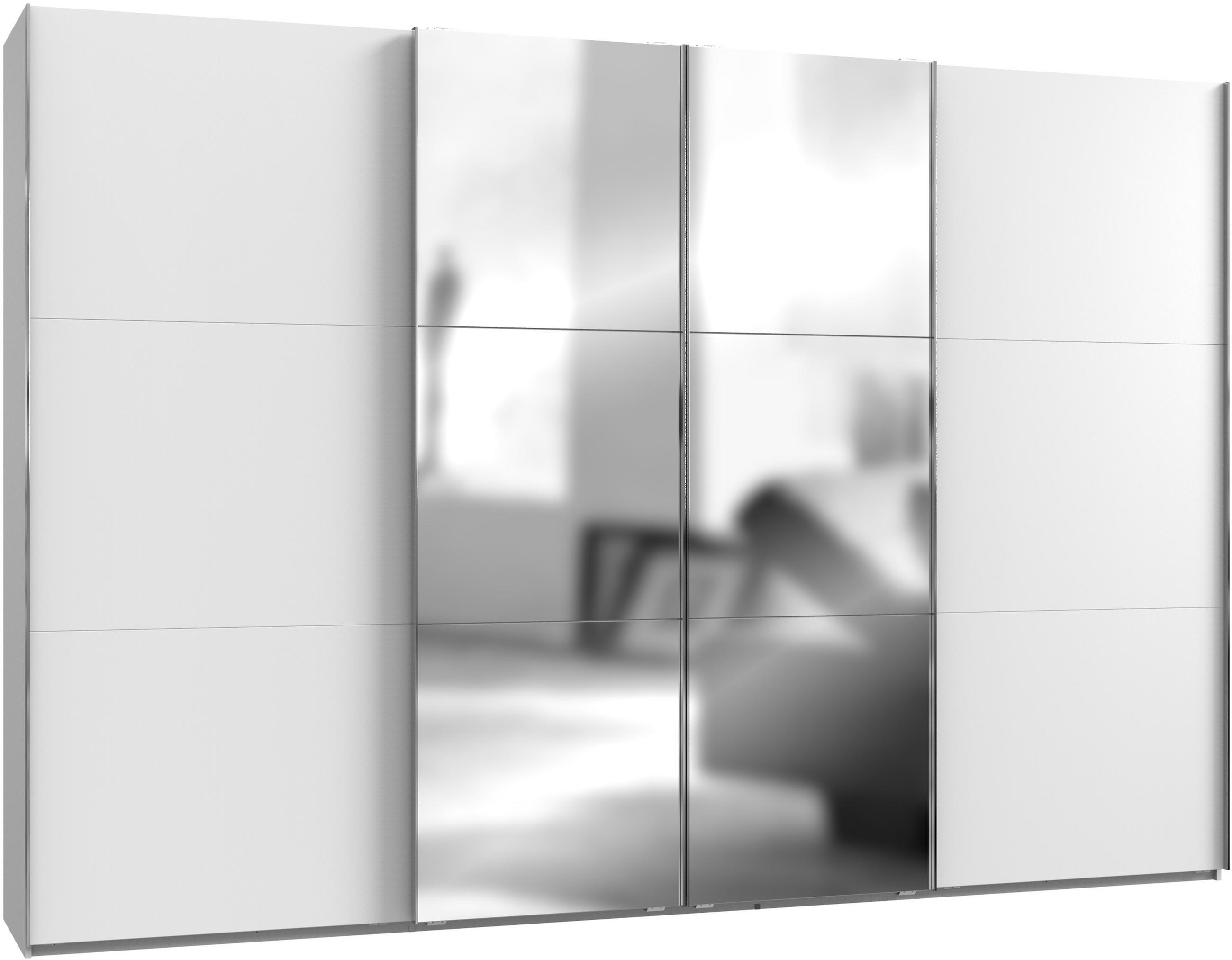 Dulap Cu Uși Culisante, 350/236/65 cm, alb