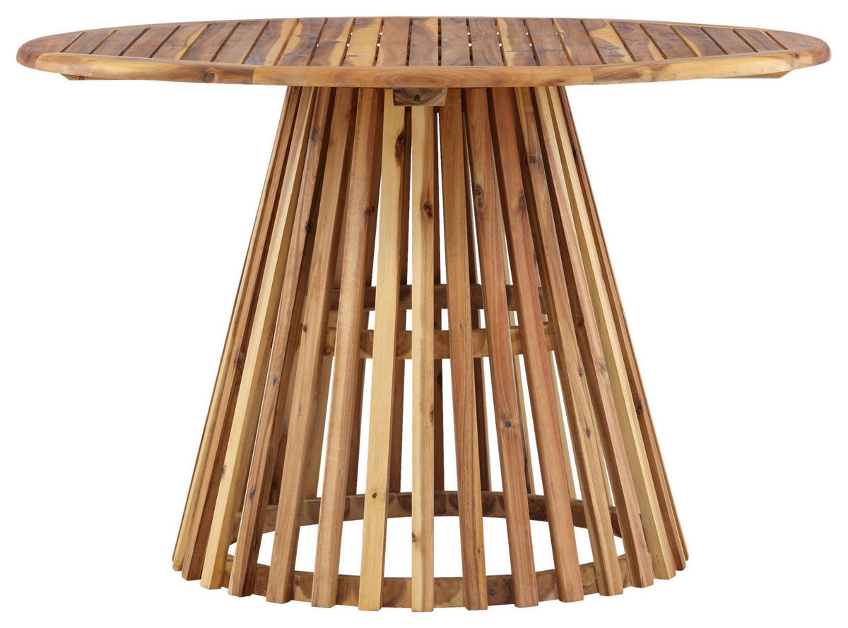GARTENTISCH 120/120/75 cm  - Akaziefarben, KONVENTIONELL, Holz (120/120/75cm) - Gardenson