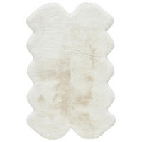 KUNSTFELL 110/180 cm Weiß  - Weiß, Trend, Fell/Textil (110/180cm) - Novel