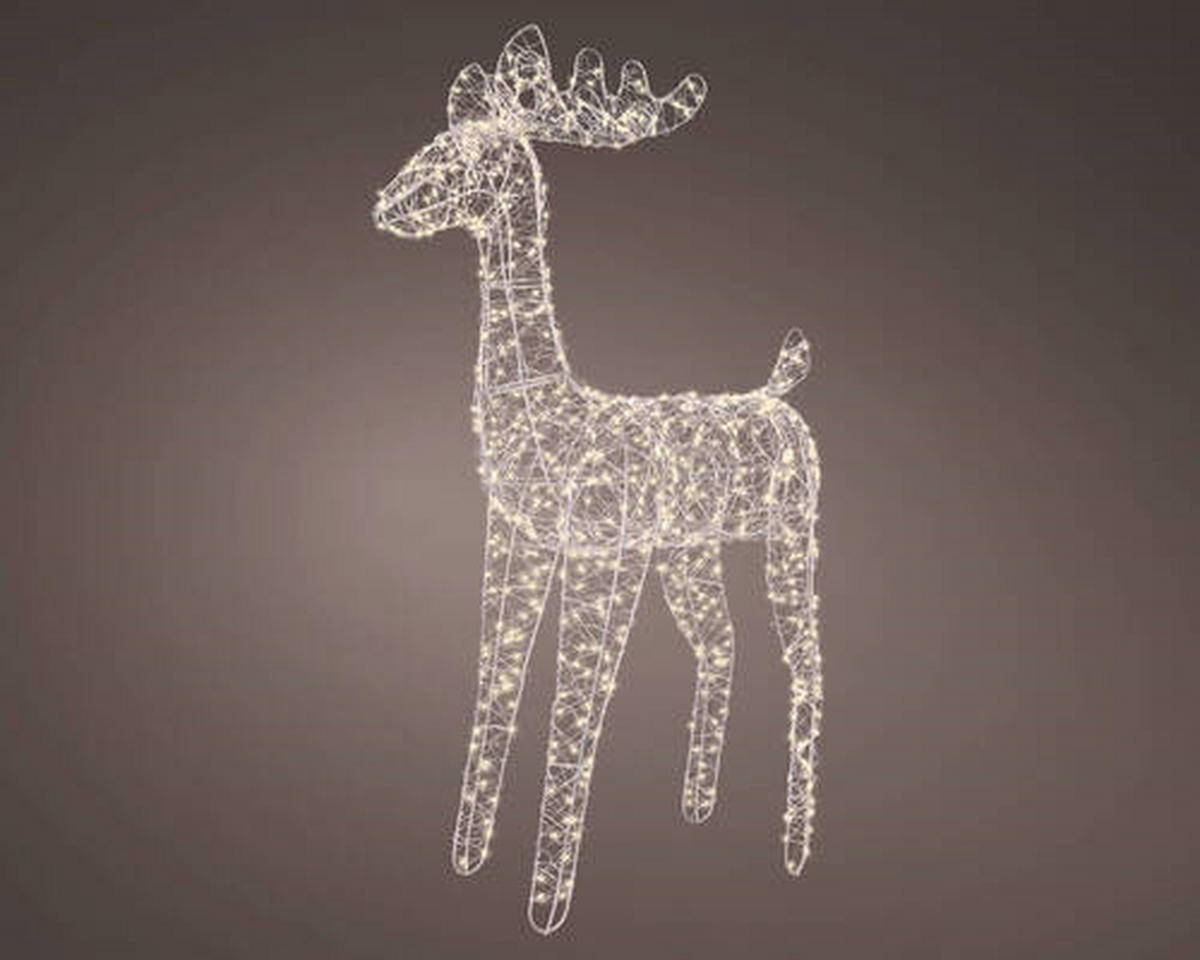 LED-DEKOLEUCHTE  - Silberfarben, KONVENTIONELL, Metall (21,00/53,00/85,00cm)