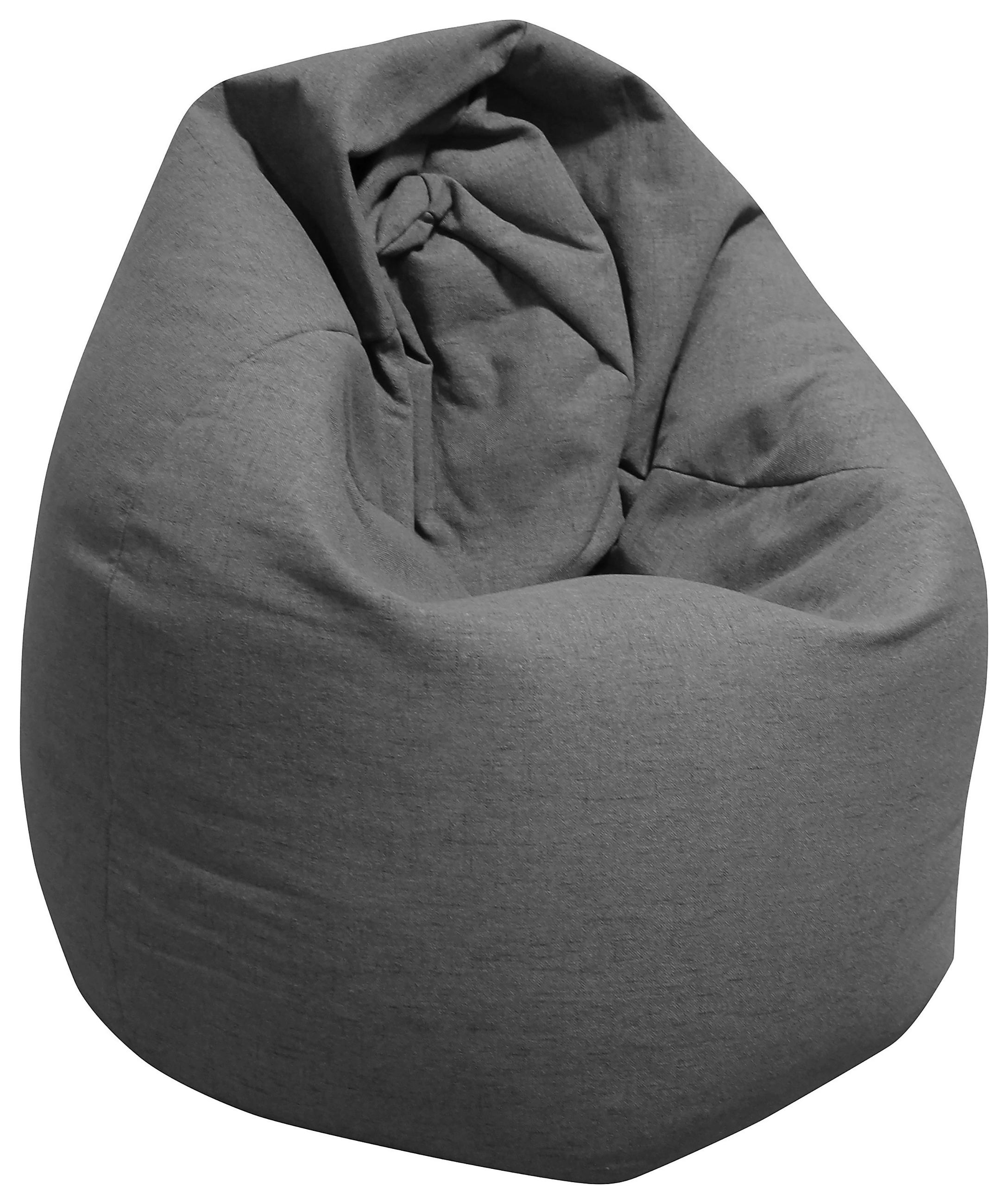 VREČA ZA SEDENJE   70/80/70 cm           siva  - siva, Design, tekstil (70/80/70cm) - Carryhome