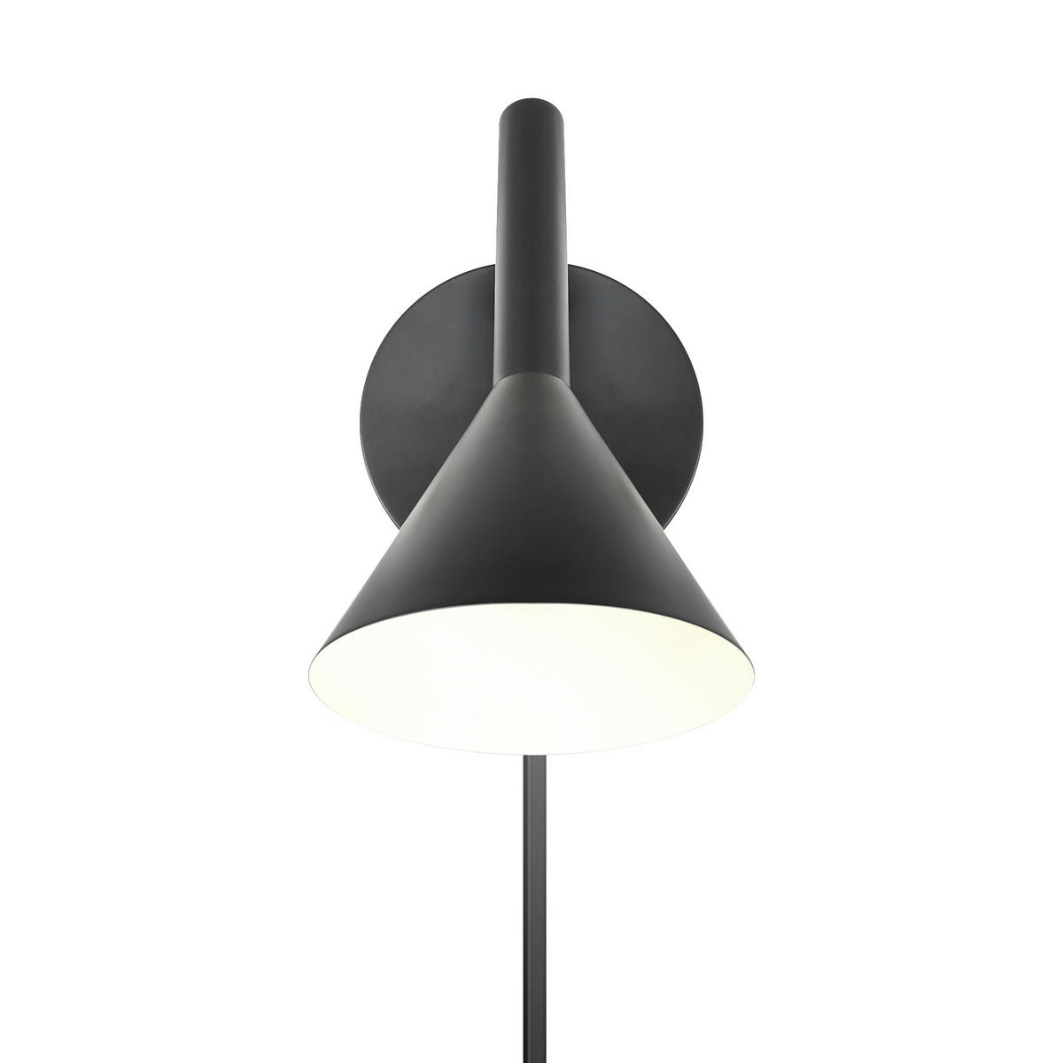 WANDLEUCHTE Kelvis 19/12/22 cm  - Schwarz, Design, Metall (19/12/22cm) - Nordlux