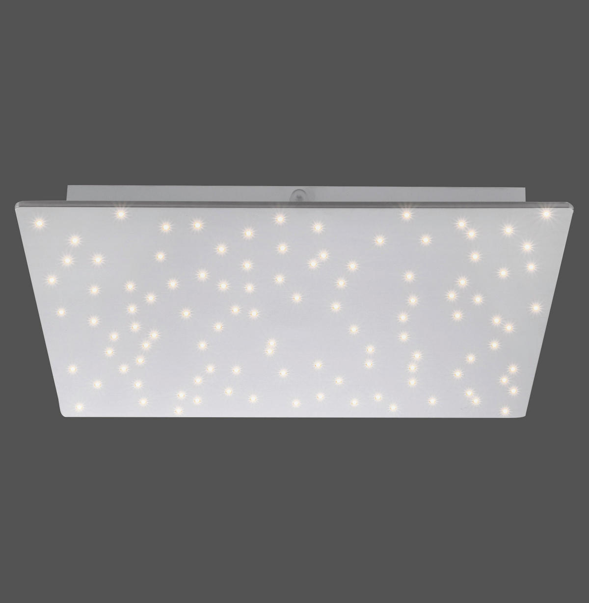 DECKENLEUCHTE 18 W    45/45/5 cm  - Silberfarben, Design, Metall (45/45/5cm)