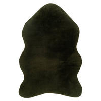 KRZNENA PREPROGA  Heaven     60/90 cm    tkano  temno zelena  - temno zelena, Trendi, tekstil (60/90cm)