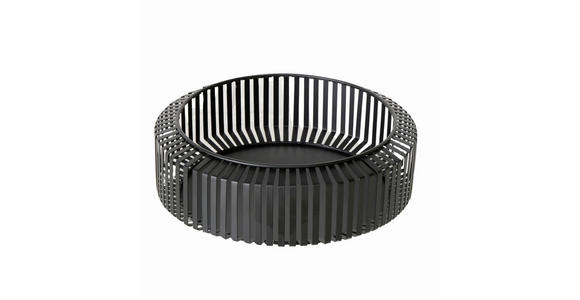 DEKOSCHALE - Schwarz, Trend, Metall (30/30/10cm) - Ambia Home