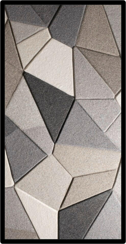 AKUSTIKBILD Abstraktes 120/60 cm  - Multicolor, Basics, Naturmaterialien/Holz (120/60cm) - Euroart