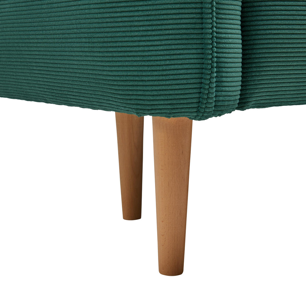 3-SITS SOFFA i manchester mörkgrön  - mörkgrön/naturfärgad, Modern, trä/textil (183/85/92cm) - MID.YOU