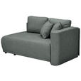 CHAISELONGUE Chenille Grau  - Schwarz/Grau, KONVENTIONELL, Kunststoff/Textil (171/73/93cm) - Carryhome