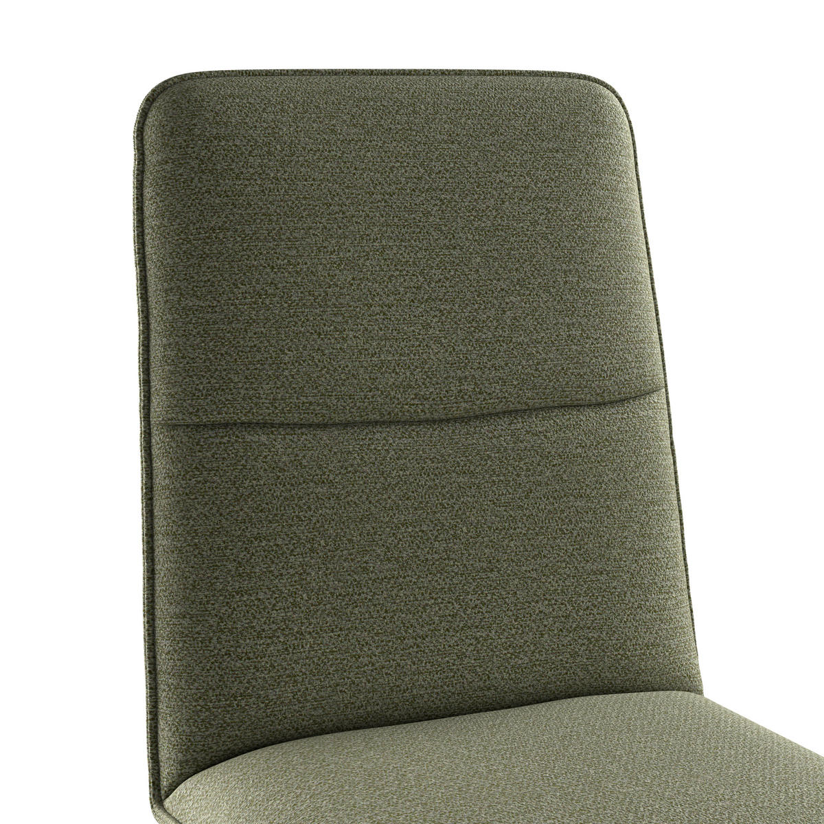 STUHL   Webstoff  - Eichefarben/Grün, KONVENTIONELL, Holz/Textil (47/91/44cm) - Livetastic