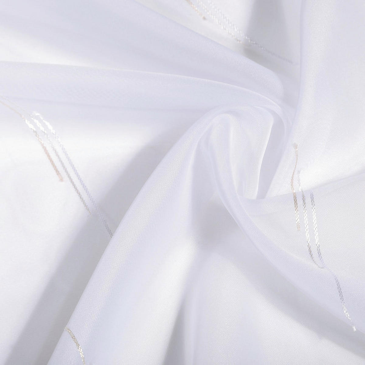 FERTIGSTORE  transparent  300/245 cm   - Beige, Basics, Textil (300/245cm)
