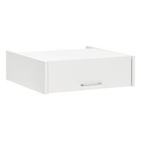 AUFSATZSCHRANK 67/20,5/65,5 cm  - Silberfarben/Weiß, Design, Kunststoff (67/20,5/65,5cm)