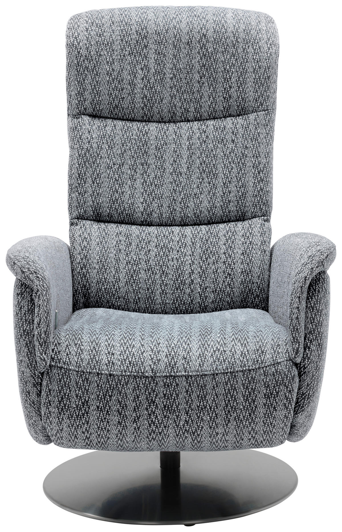 RELAXSESSEL in Textil Anthrazit  - Edelstahlfarben/Anthrazit, Design, Textil/Metall (71/112/83cm) - Dieter Knoll