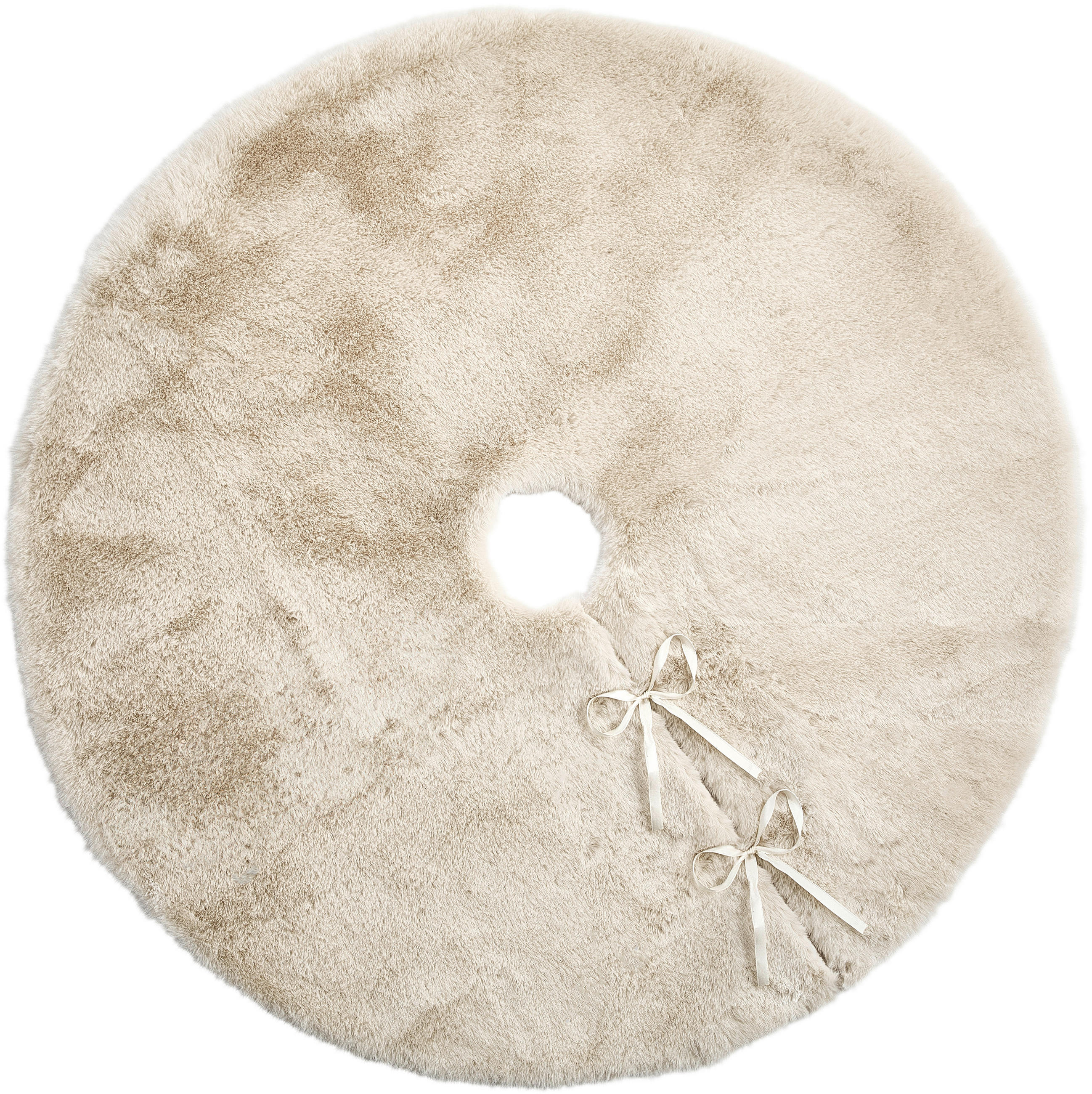 CHRISTBAUMDECKE Creme  - Creme, LIFESTYLE, Textil (90cm) - X-Mas