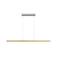 LED-HÄNGELEUCHTE 114 cm  - Eichefarben, LIFESTYLE, Holz/Kunststoff (114cm) - Novel
