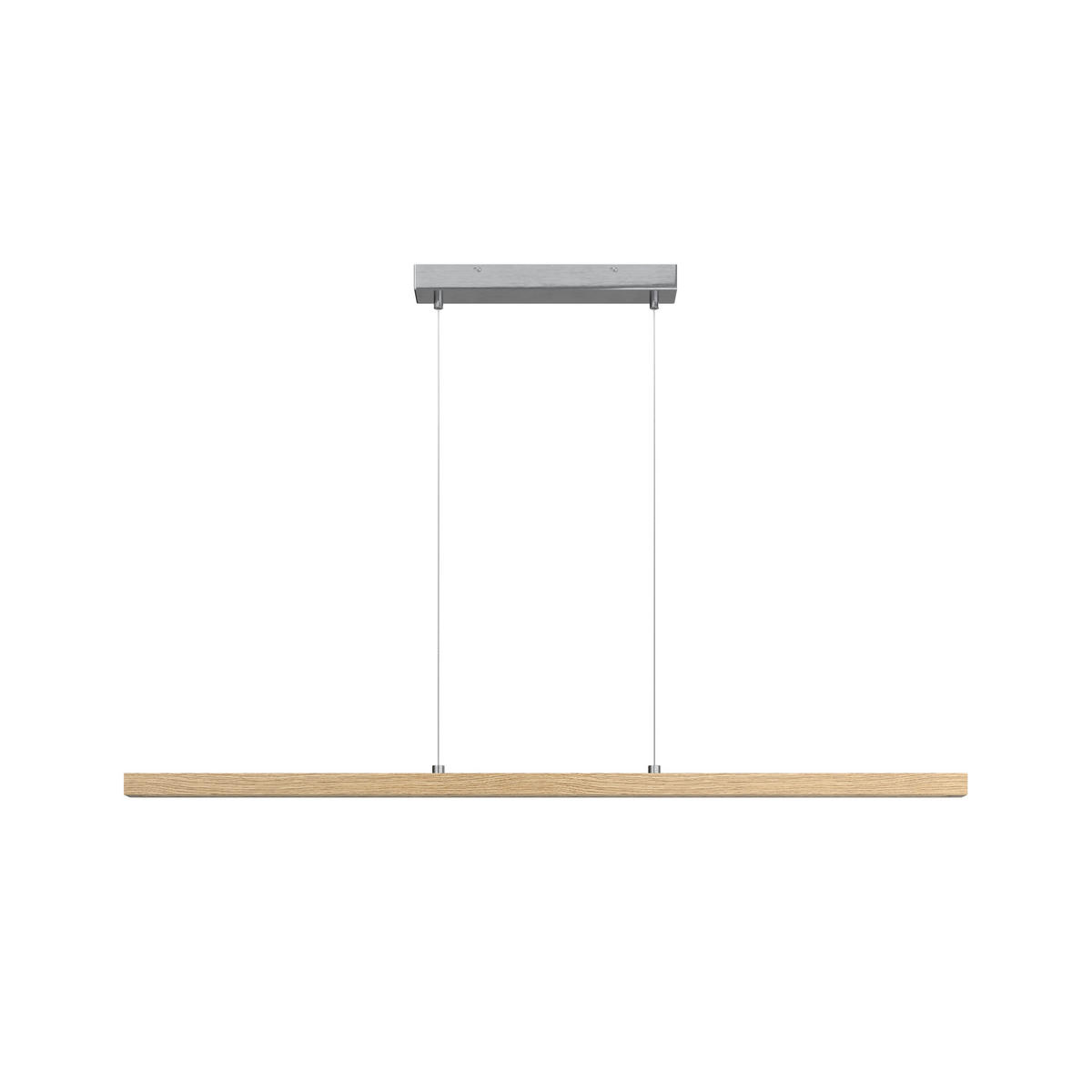 LED-HÄNGELEUCHTE 114 cm  - Eichefarben, LIFESTYLE, Holz/Kunststoff (114cm) - Novel