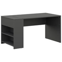 JUGENDSCHREIBTISCH 145/67/72 cm  in Graphitfarben  - Graphitfarben, Design, Holzwerkstoff (145/67/72cm) - Cantus