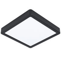 STROPNA LED-SVETILKA  Fueva 5 /2100 lm/4000 K// - črna/bela, Basics, kovina/umetna masa (21/21/2,8cm)