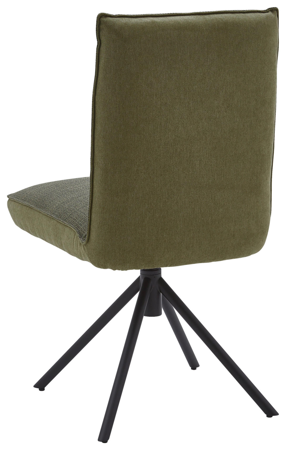 STUHL  in Flachgewebe  - Schwarz/Grün, Design, Textil/Metall (49/93/59cm) - Dieter Knoll